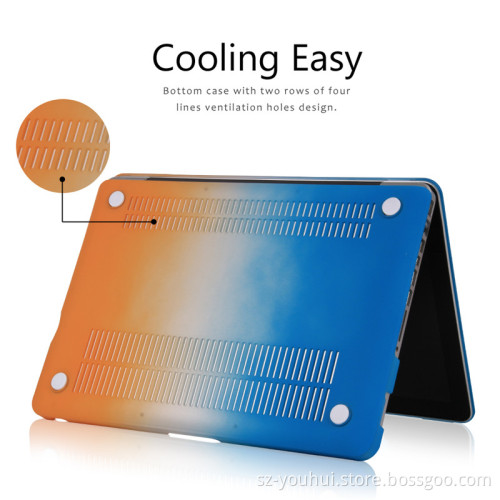 High Quality Flip Cover Hard Shell Matte Case for Macbook Pro 13.3"